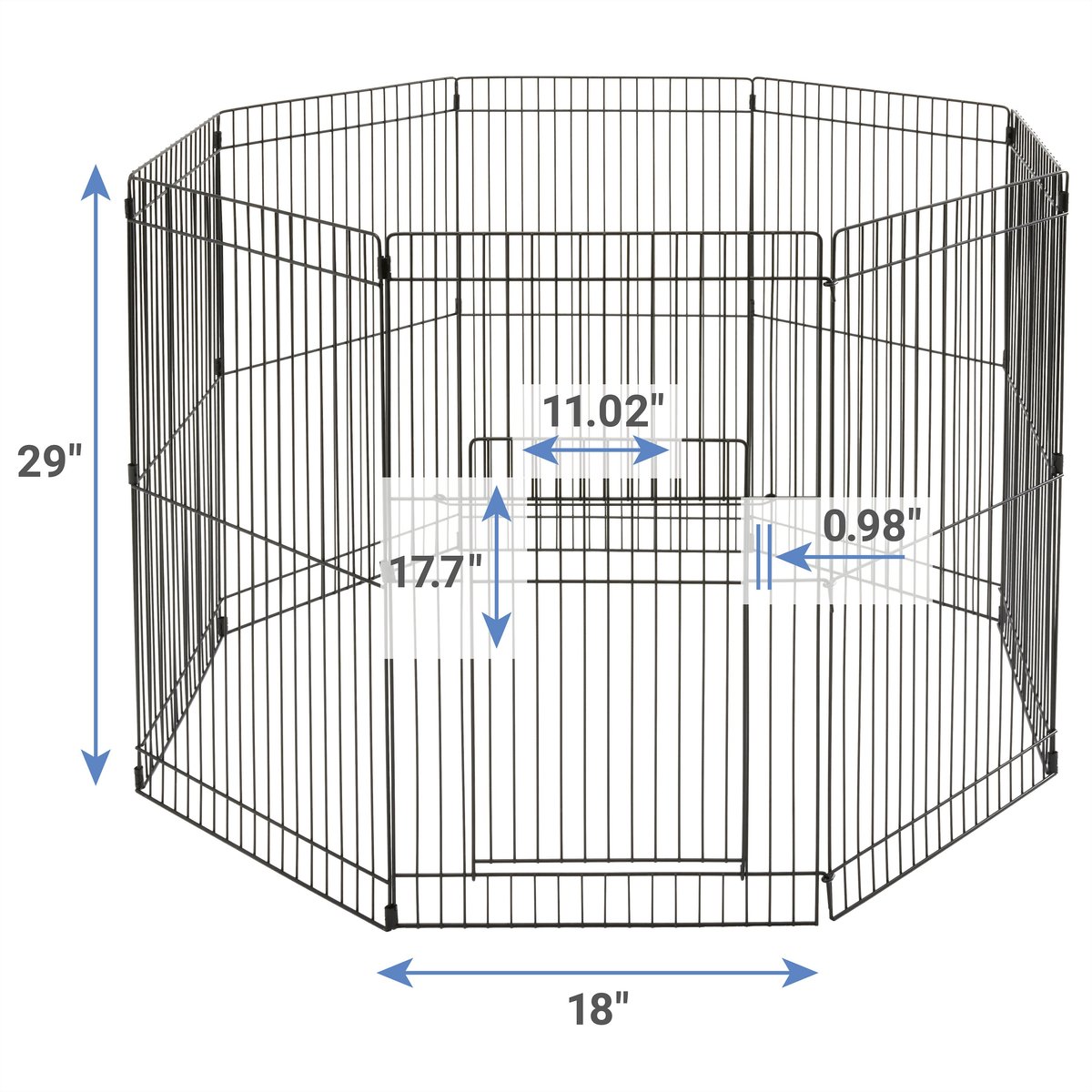 Frisco Wire Small Pet Playpen with Door， 29-in