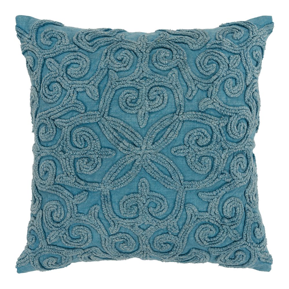 Rizzy Home James Denim Throw Pillow