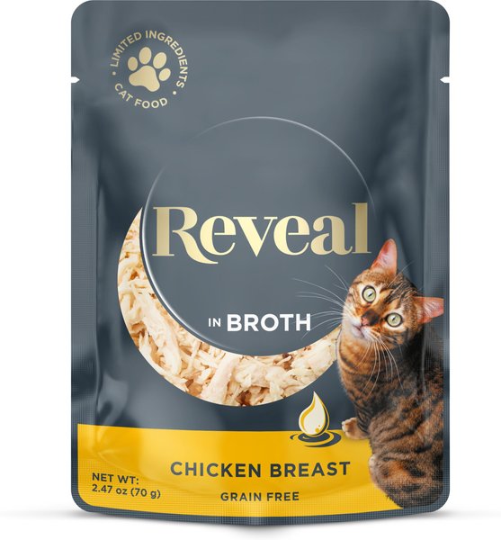 Reveal Natural Grain-Free Chicken Breast in Broth Flavored Wet Cat Food