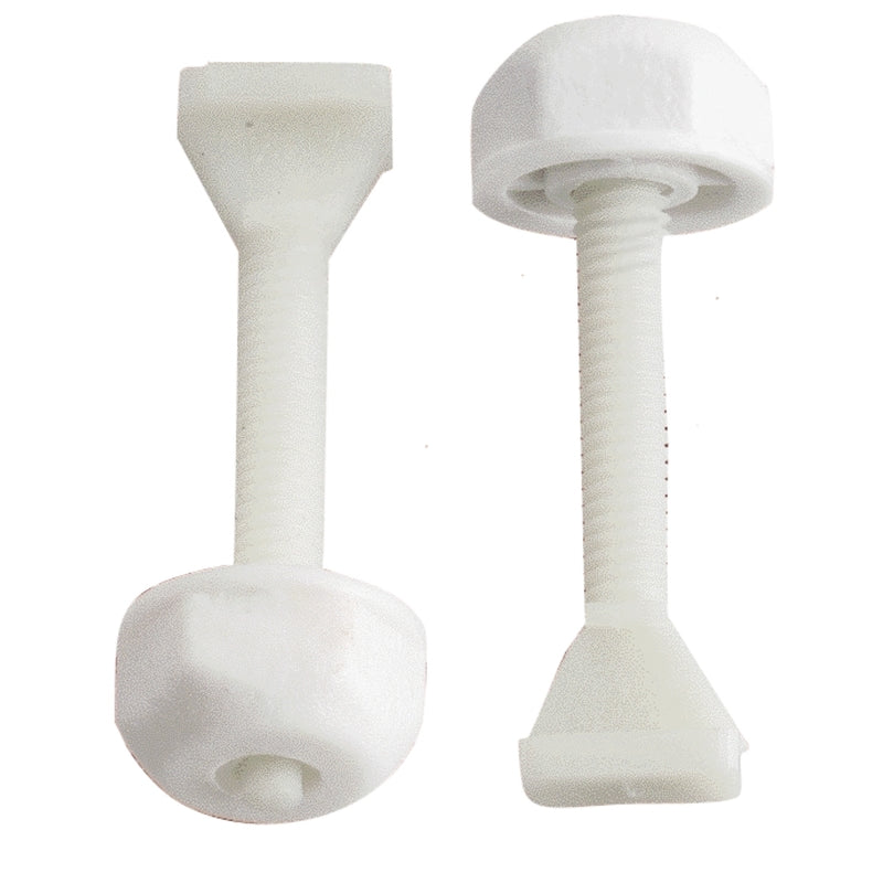 TOILET BOLT SET WHITE