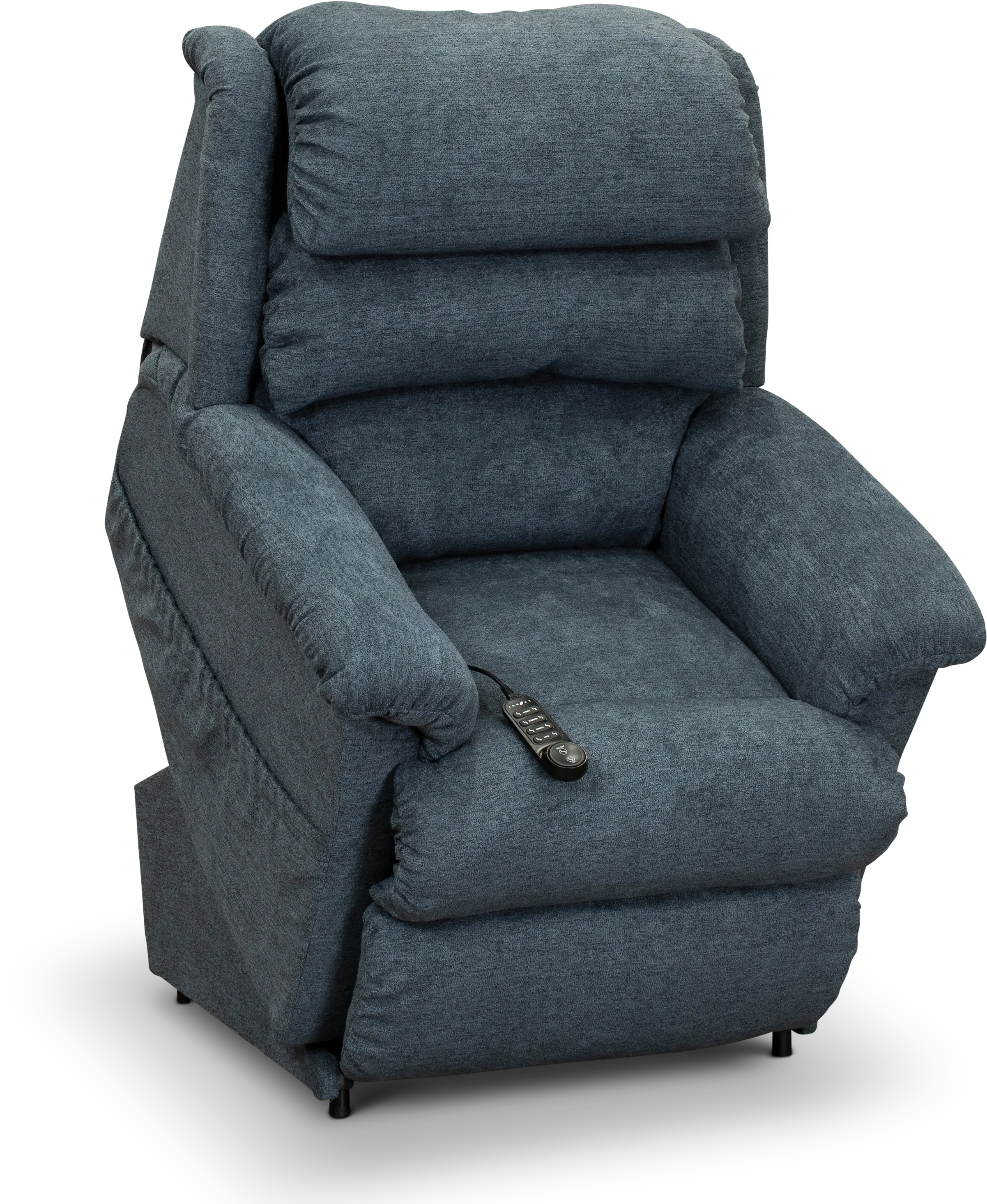 Denim Blue Luxury Reclining Lift Chair - Astor