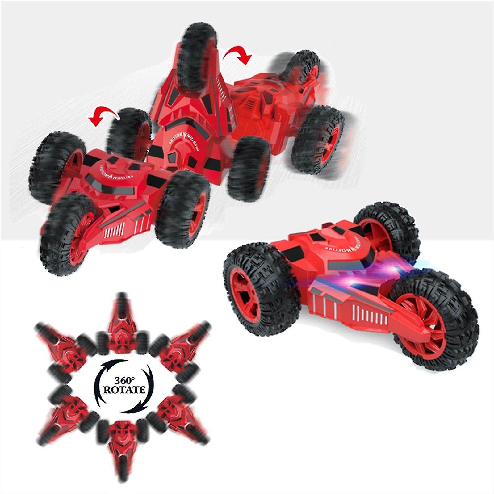 2.4ghz Rc Cars High Speed Stunt Car， 360 Rolling Drift Off road Dump Truck Children's Toy For Boy Gift Bithday Gift Voiture