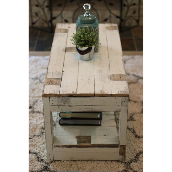 Original Handmade Reclaimed Wood Farmhouse Coffee Table