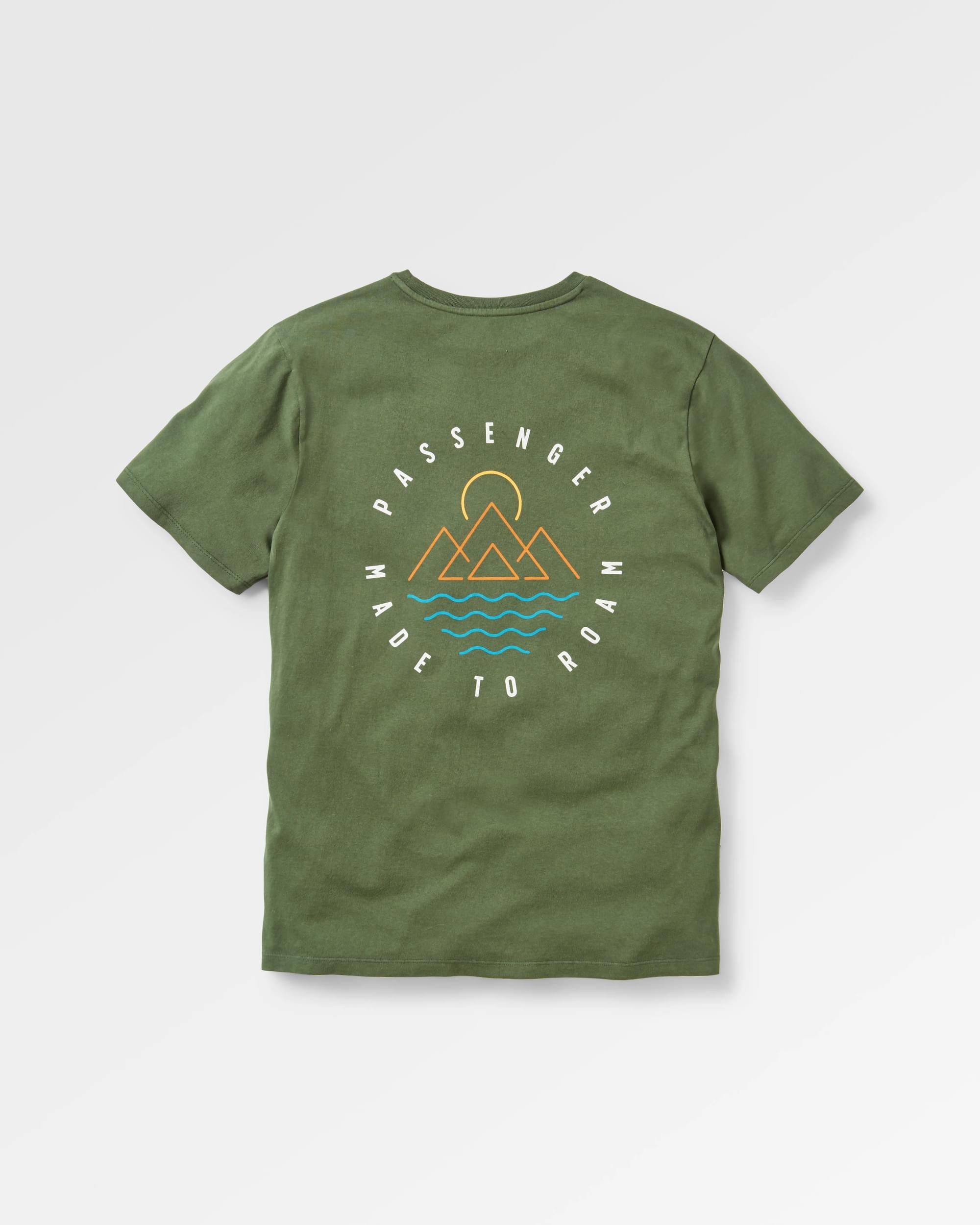 Escapism Recycled Cotton T-Shirt - Fir Tree