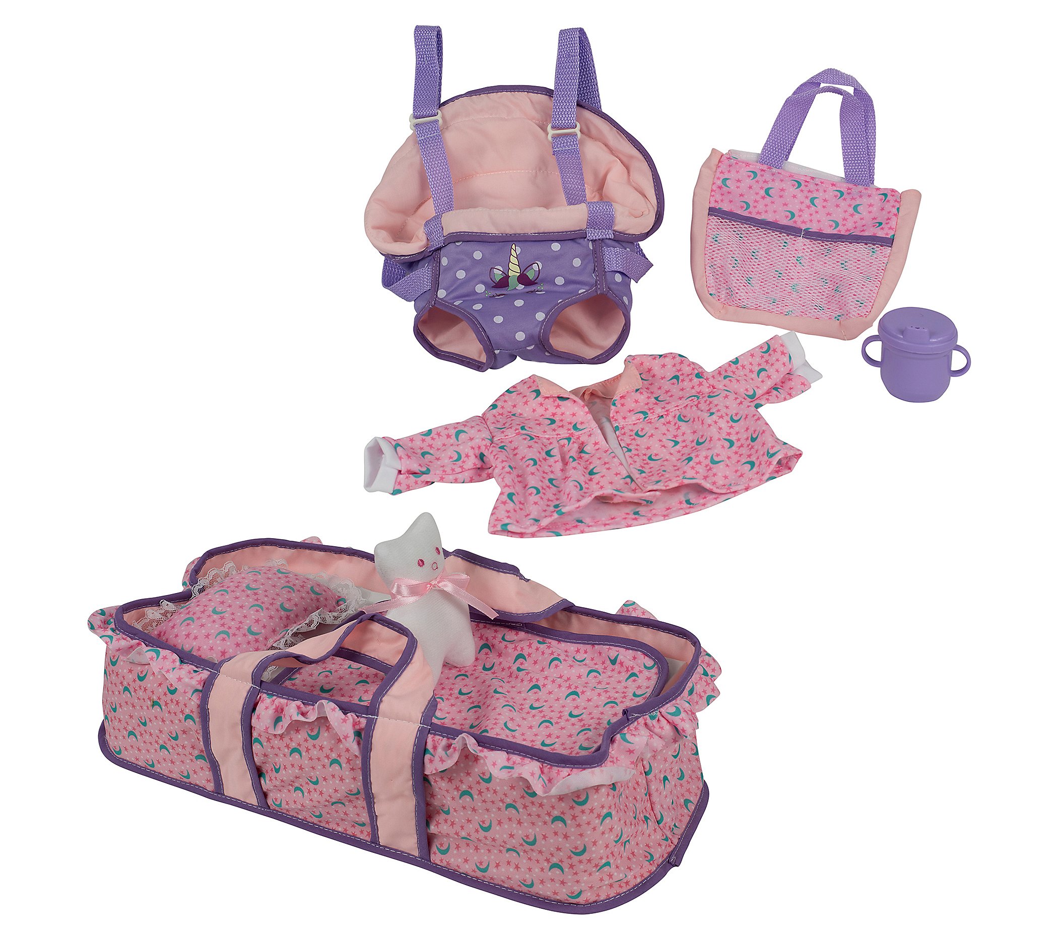 Kid Concepts Baby Doll Gift Set with Carrier