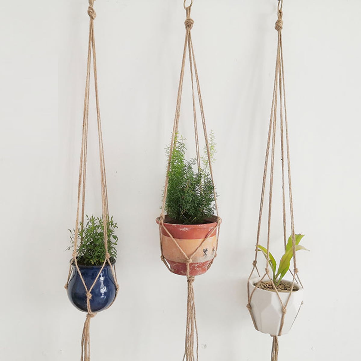 Plant Hangers Indoor Hanging Planter Basket Flower Pot Holder for Home Outdoor Decor, 4PCS