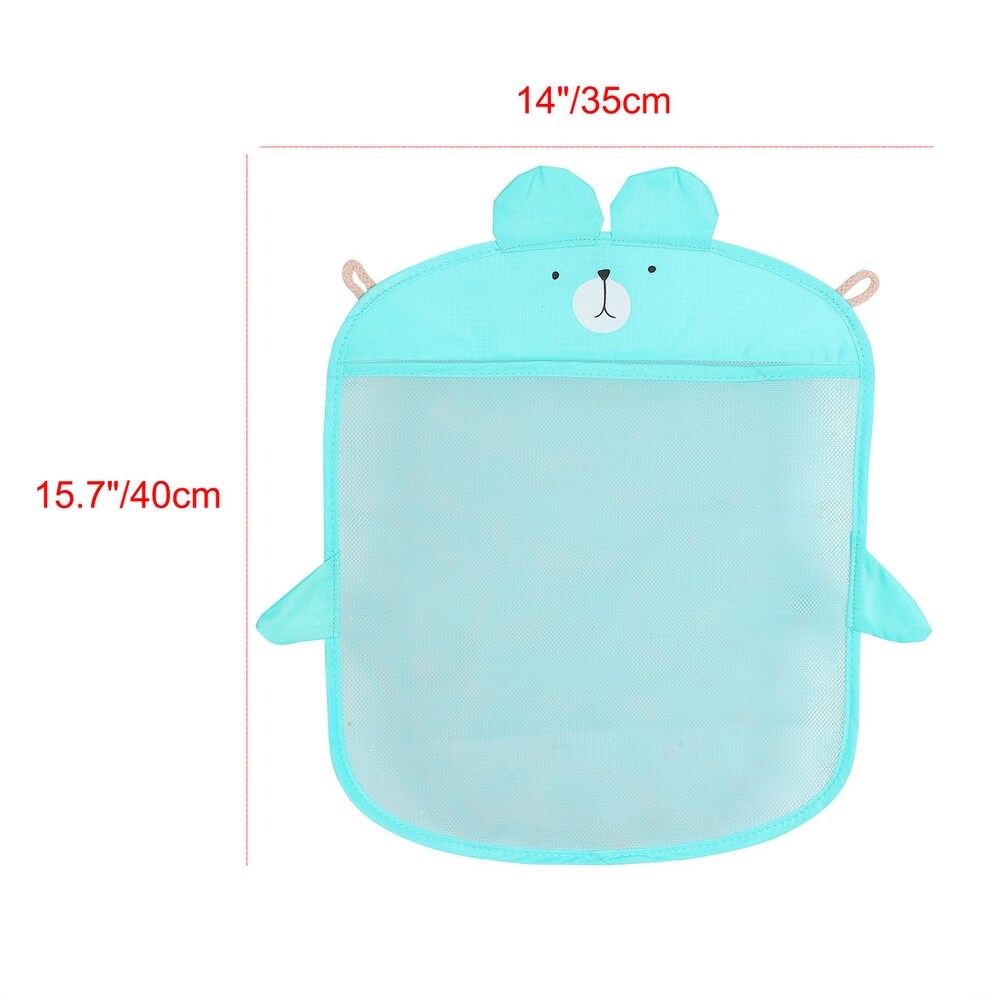 Corner Bath Toy Organizer Bathroom Toy Holder Net Bathtub Shower Bag   15.7\