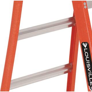 Louisville Ladder 4 ft. Fiberglass Pinnacle Platform Ladder (10.4 ft. Reach) 300 lbs. Load Capacity Type IA Duty Rating FXP1704