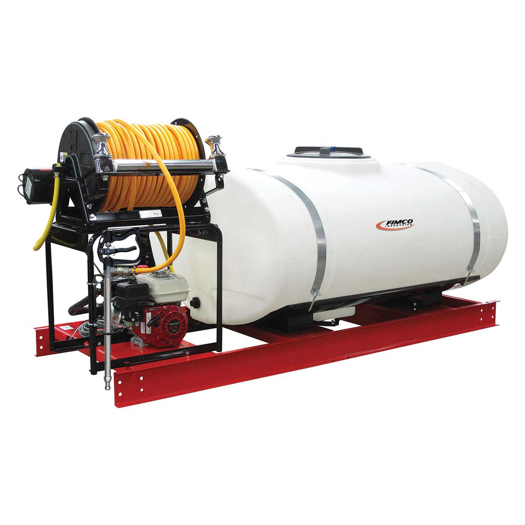 Fimco 300 Gallon Skid Sprayer with Electric Hose Reel