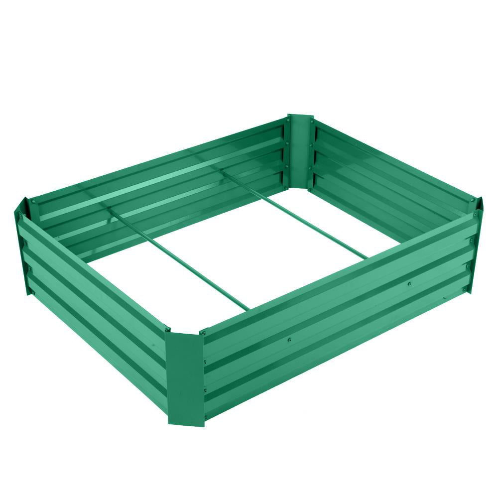 UBesGoo Green Mental Raised Garden Bed Kit 48"L x 36"W x 12"H Planter Box