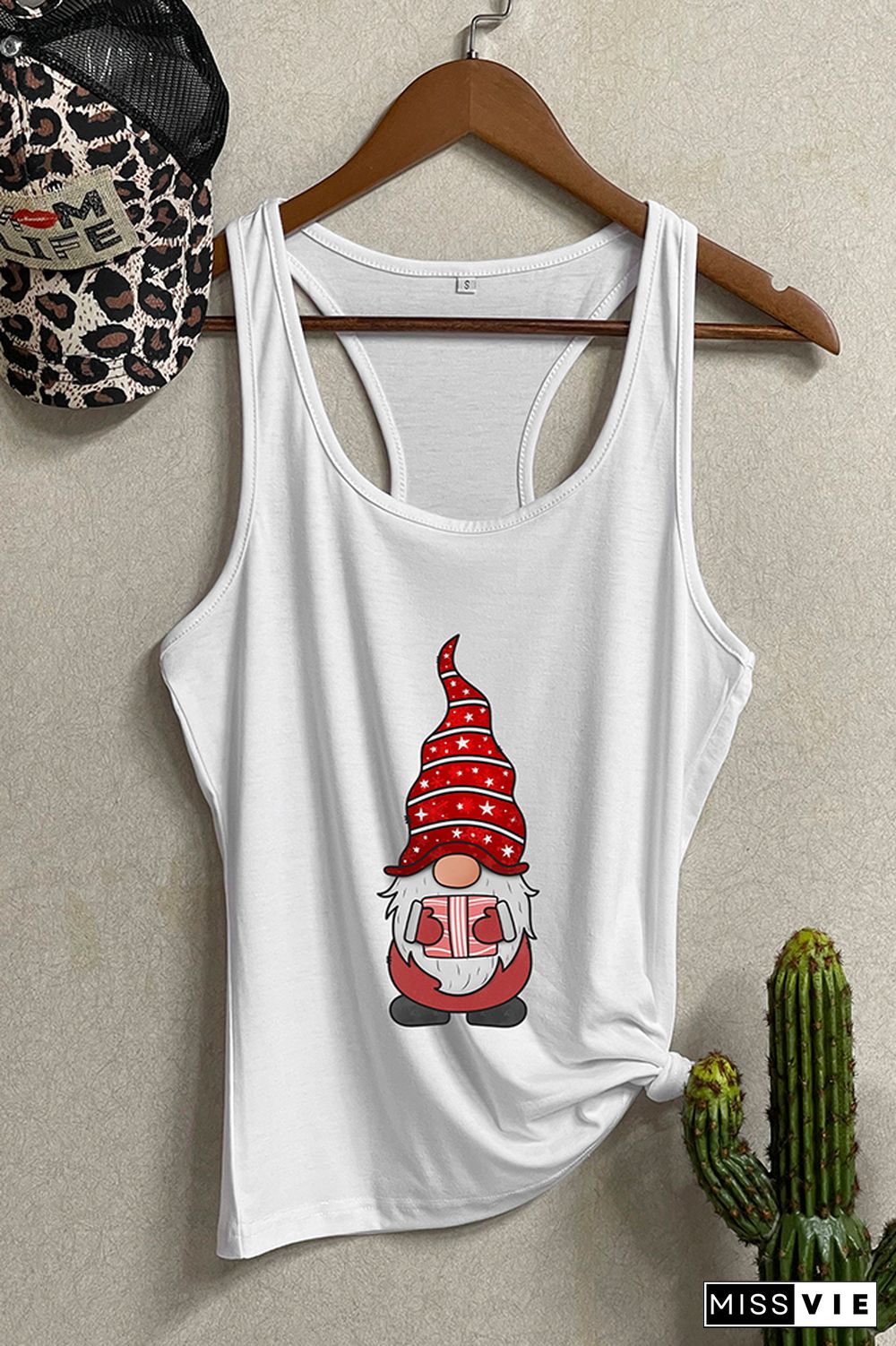 Christmas Gnomes Sleeveless Tank Top Wholesale