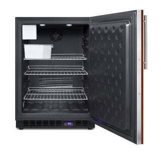 Summit Appliance 4.7 cu. ft. Frost Free Upright Freezer With Panel-Ready Door In Black SCFF53BIFIM