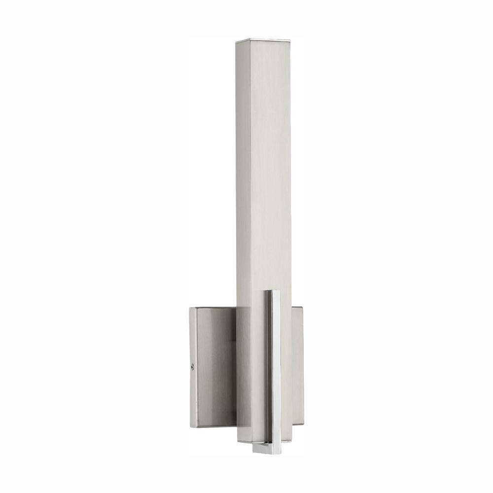 Progress Lighting Planck 16-Watt Brushed Nickel Integrated LED Sconce P710051-009-30