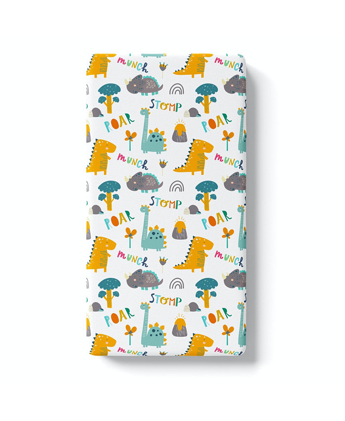 Honey Lemonade Super Soft Fitted Crib Sheet - Dinoland