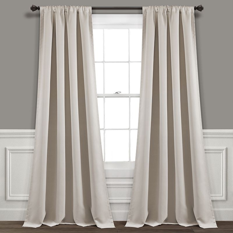 Lush Decor Insulated 100% Blackout Window Curtains Set