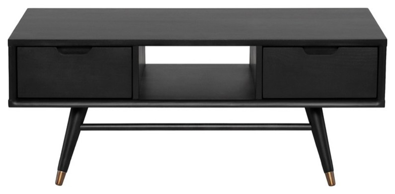 Damiano Coffee Table Black Ash   Midcentury   Coffee Tables   by V.S.D Furniture  Houzz