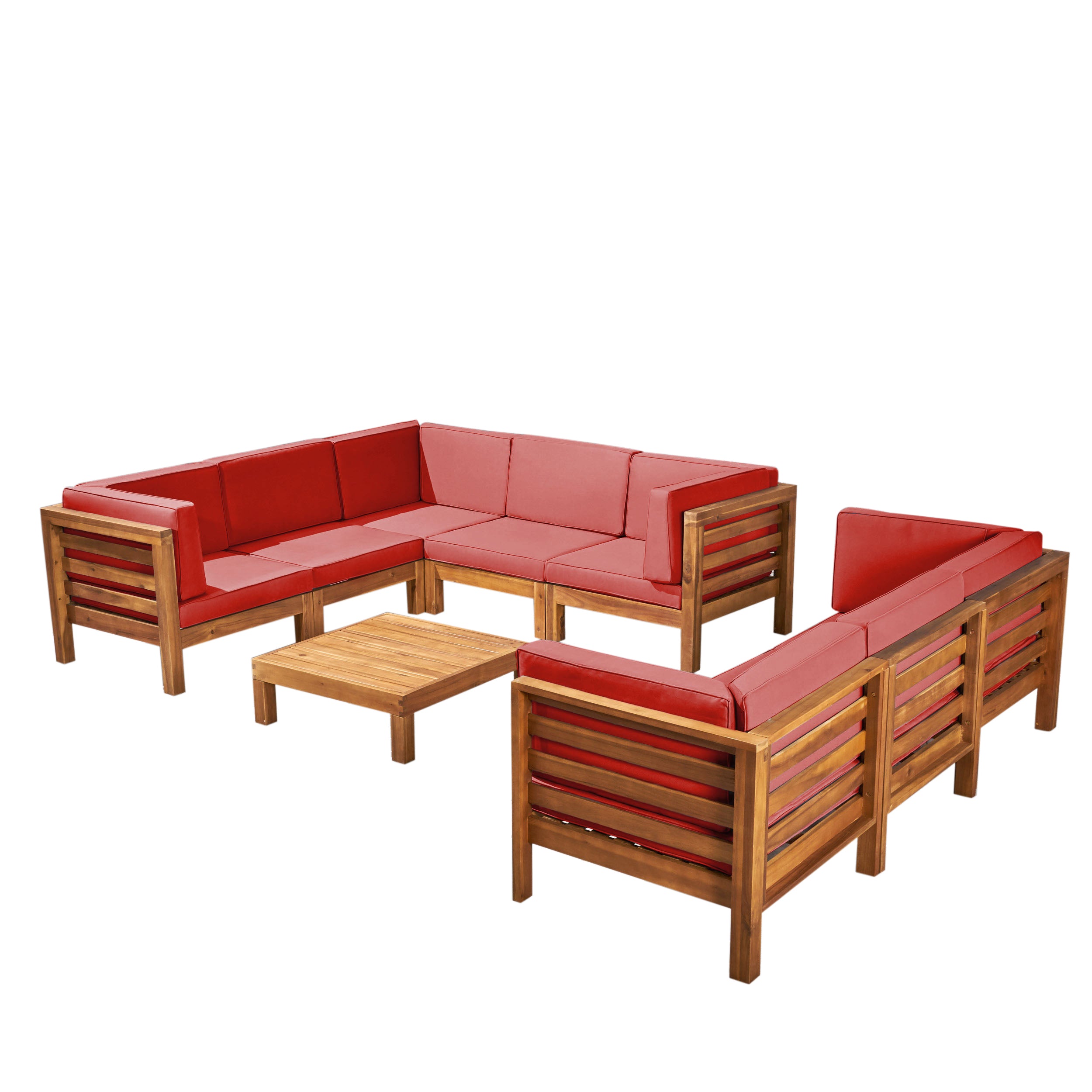 Ravello Outdoor Sectional Sofa Set with Coffee Table