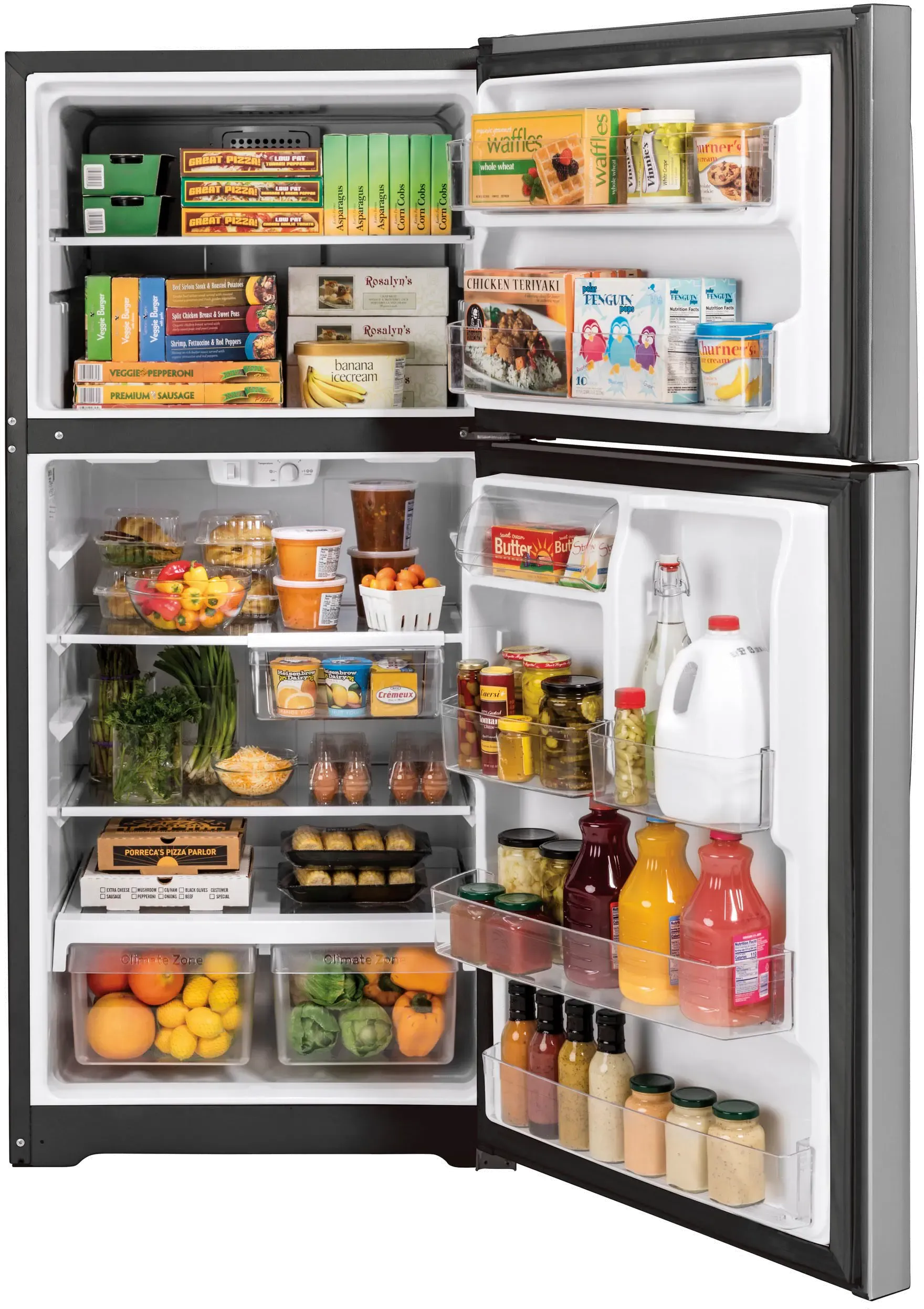 GE 21.9 cu ft Top Freezer Refrigerator - 33