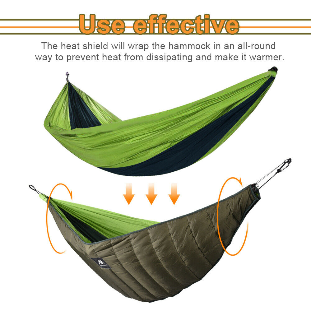 IClover Hammock Underquilt Sleeping Winter Warm Under Quilt Blanket for Outdoor Garden Jungle, Camping Hammock