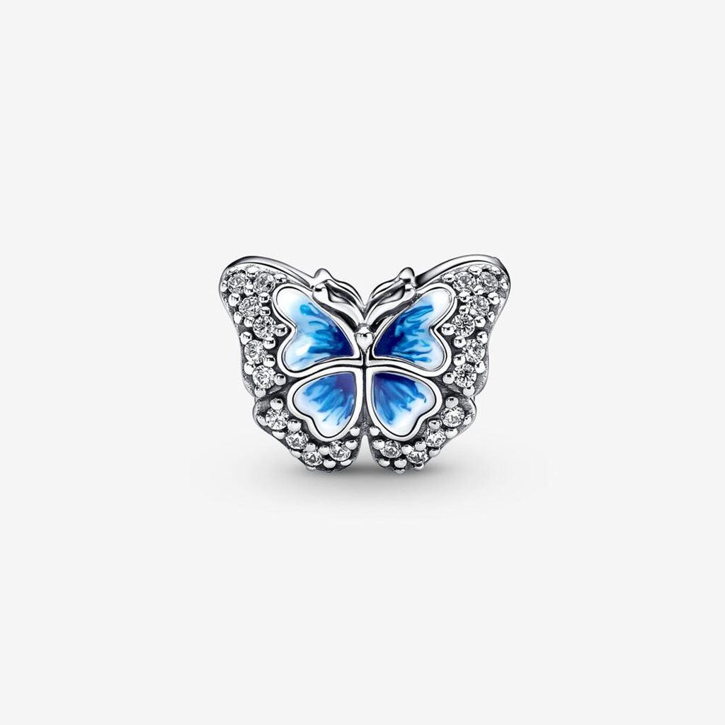 PANDORA  Blue Butterfly Sparkling Charm