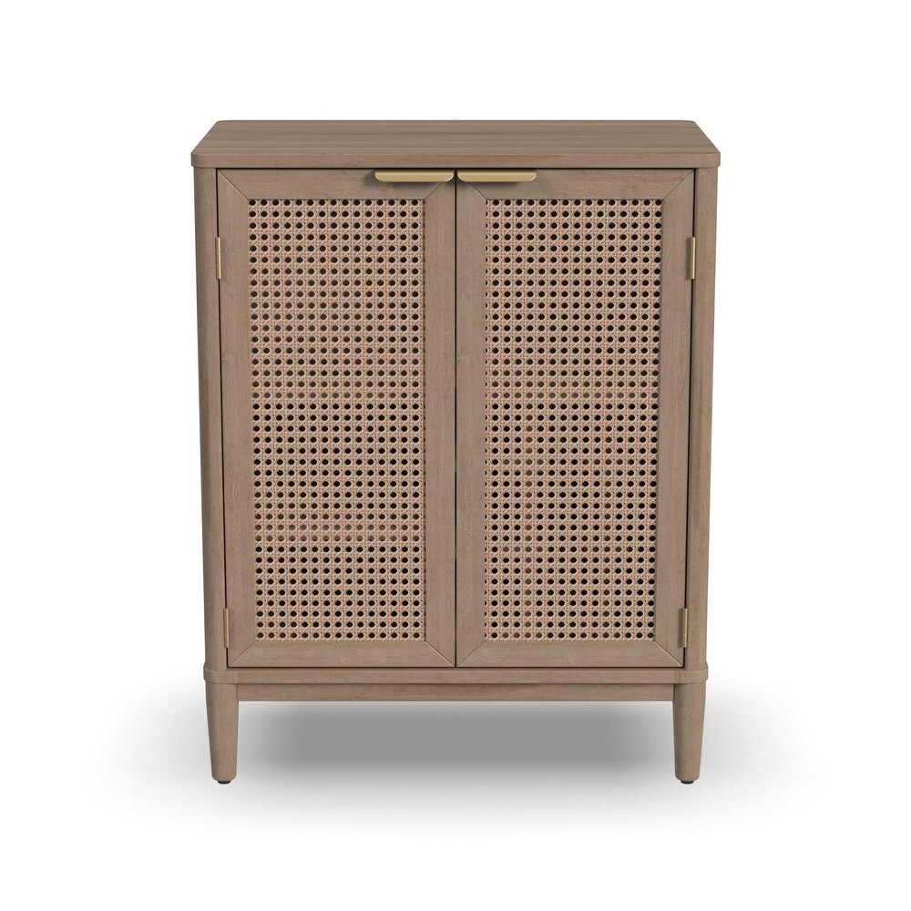 Brentwood Brown Wood Bar Cabinet   29\