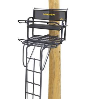 RIVERS EDGE Lockdown 21 ft. 2-Man Ladder Treestand LD202E