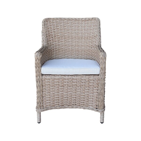 Outdoor Wicker Patio Dining Chair with Cushion