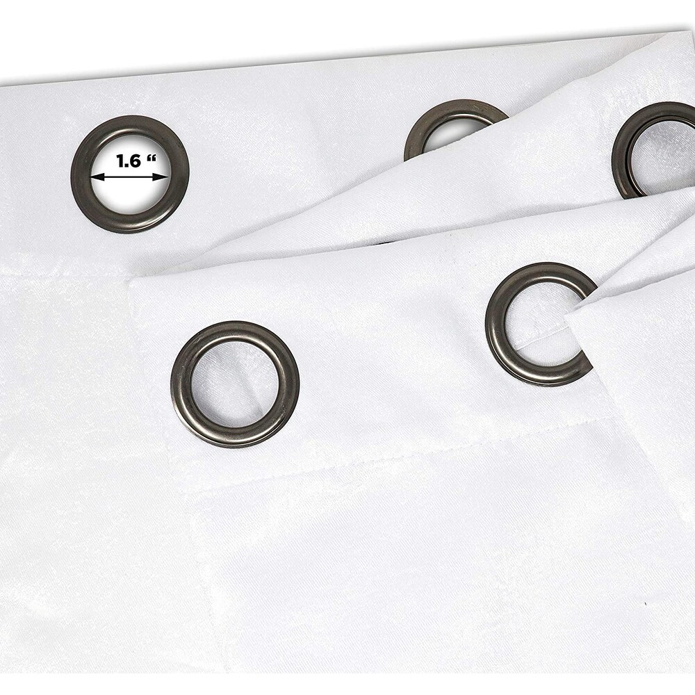 Thermal Insulated Blackout Grommet Top Curtain Panel Pair 52\