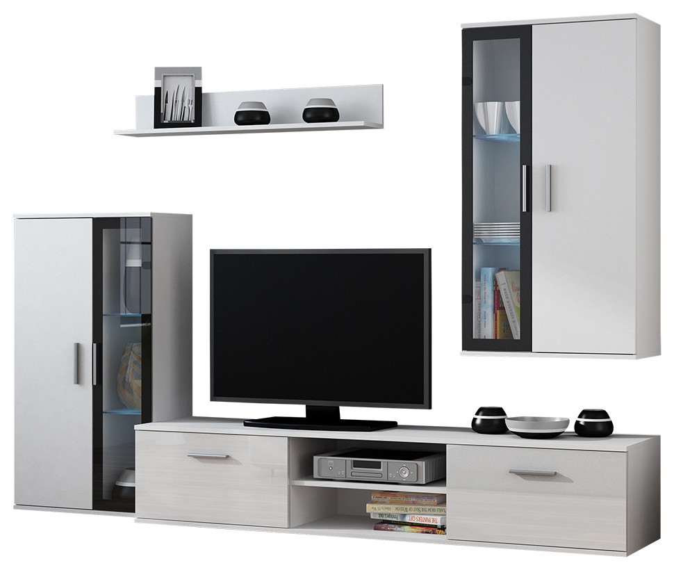 DORA Entertainment Center   Contemporary   Entertainment Centers And Tv Stands   by MAXIMAHOUSE  Houzz