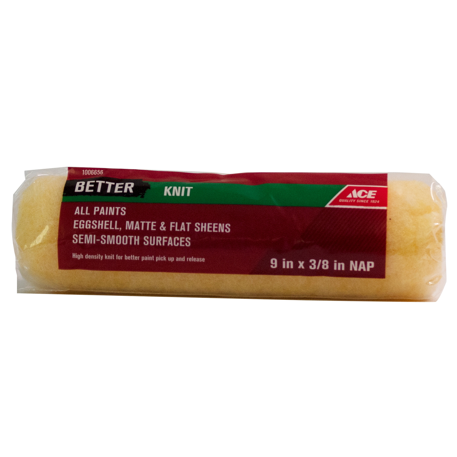 Ace Better Knit 9 in. W X 3/8 in. Paint Roller Cover 1 pk