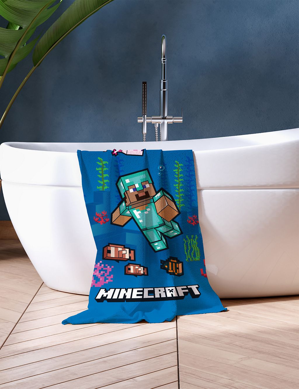 Pure Cotton Minecraft? Kids' Bath Towel