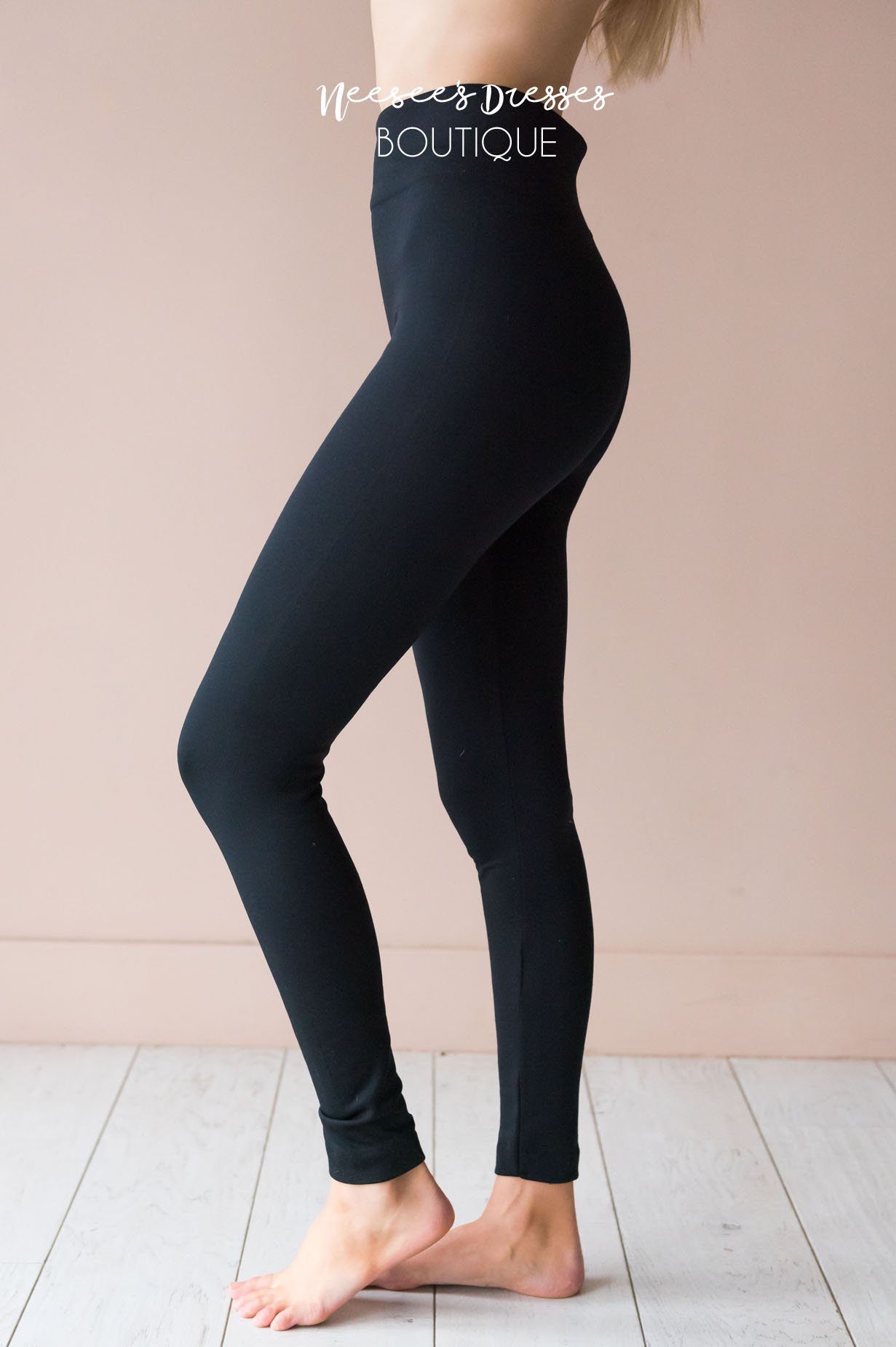 Black Fleece Leggings