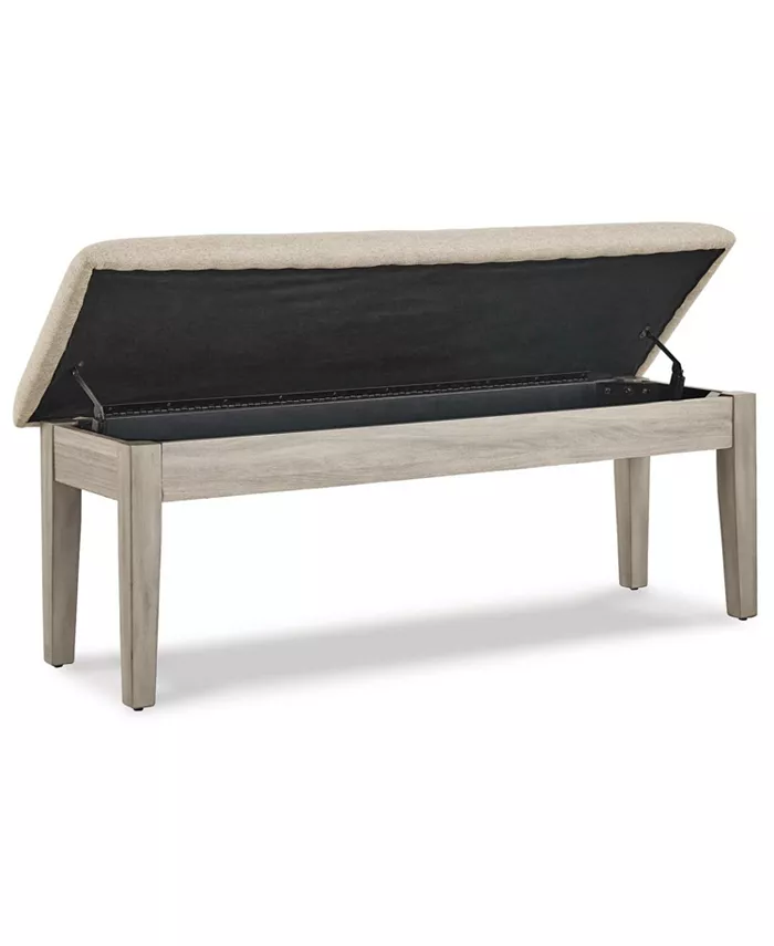 Signature Design By Ashley Parellen Upholsteryolstered Storage Bench