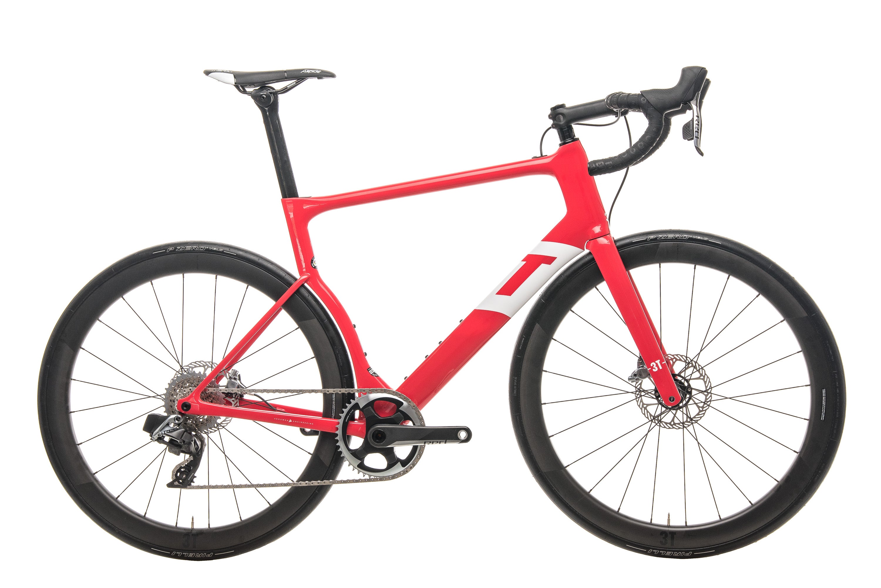 3T Strada Team Red AXS eTap Road Bike - 2020, X-Large