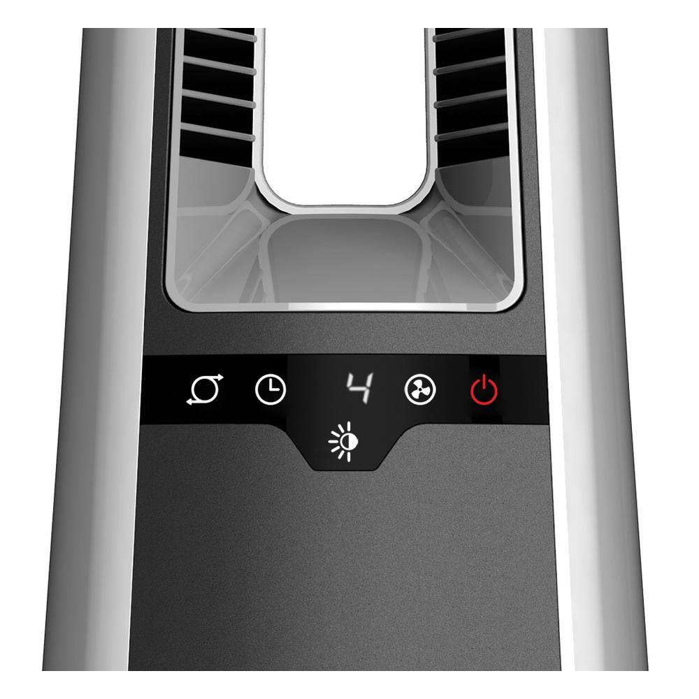 Lasko Bladeless 37 in. Oscillating Tower Fan with Nighttime Setting Timer and Remote Control AC615