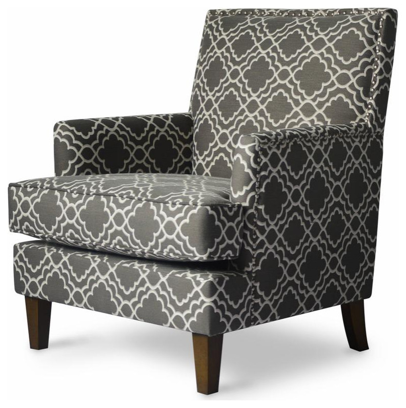 AUBREY CH GRANITE  Accent Chair   Mediterranean   Armchairs And Accent Chairs   by Kolibri Decor  Houzz