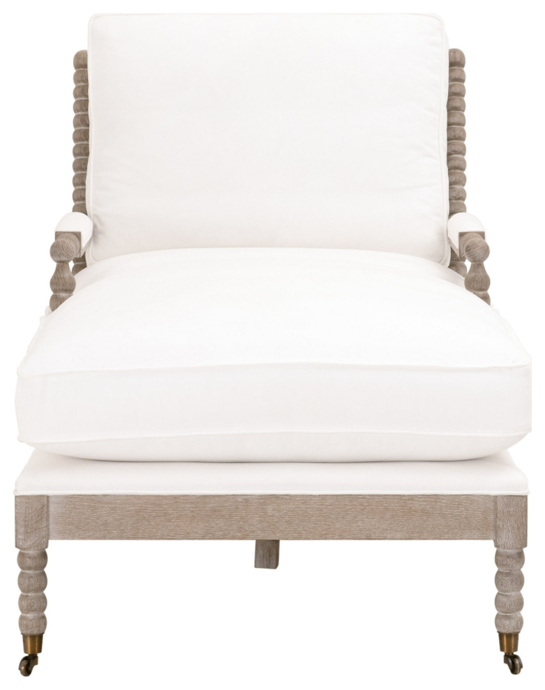 Rouleau Chaise Lounge   French Country   Indoor Chaise Lounge Chairs   by Essentials for Living  Houzz