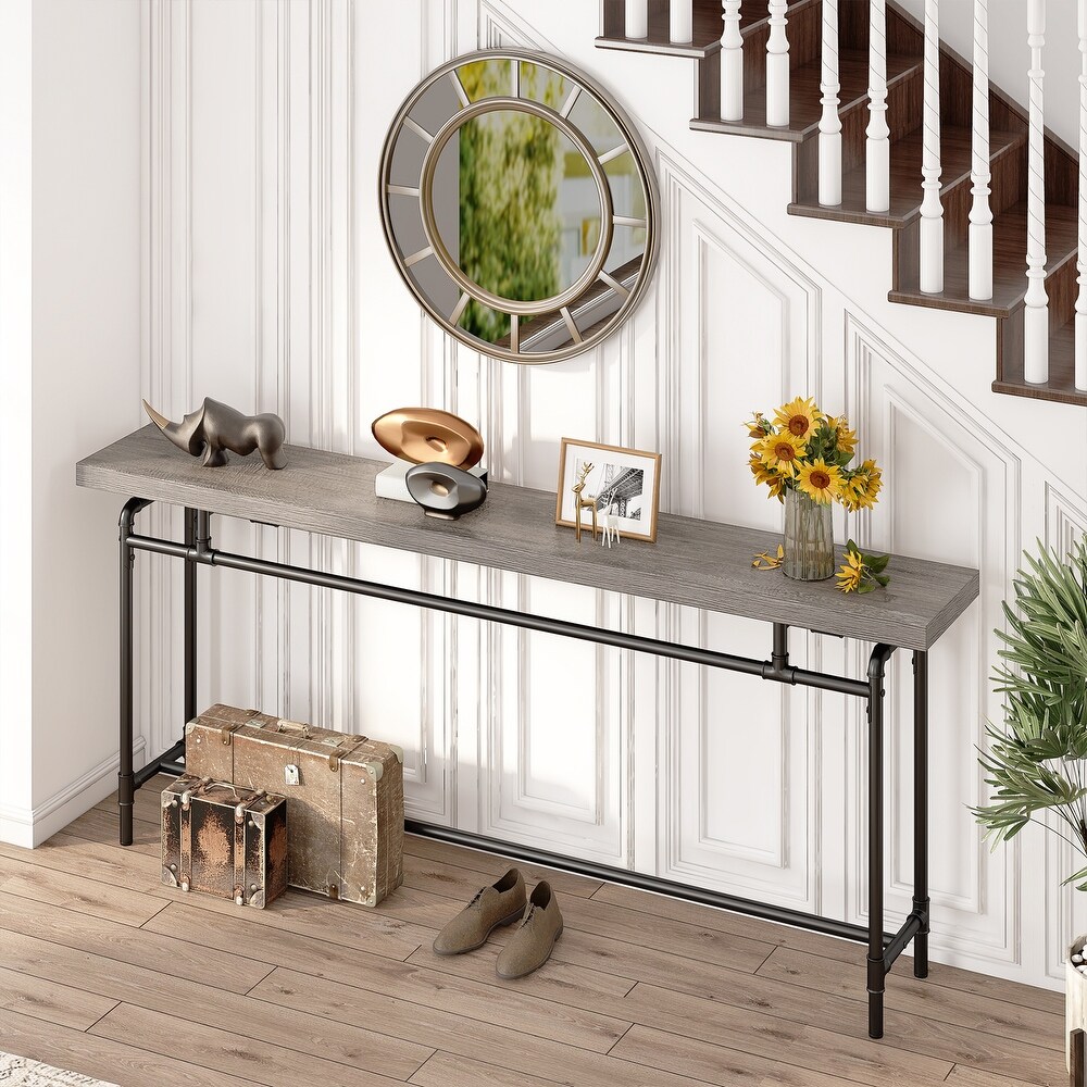 Narrow Long Sofa Table Behind Couch Table for Living Room   11.81\