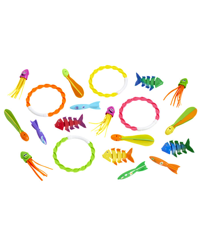 Sizzlin Cool Pool Diving Toys  20 Pieces  Created for You by Toys R Us