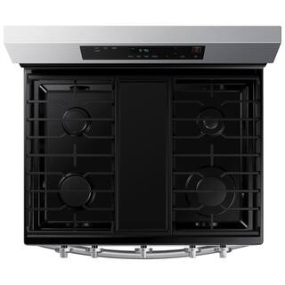  6.0 cu. ft. Smart Freestanding Gas Range with Integrated Griddle in Stainless Steel NX60A6111SS