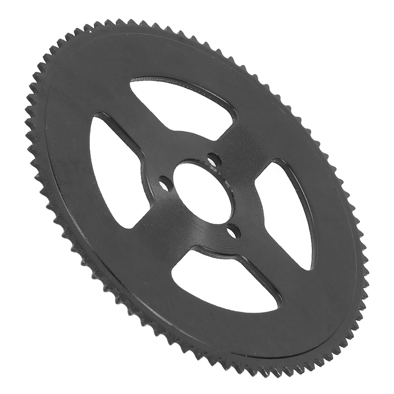 Black Disc 25h Three Holes 80t Crankset Inner Diameter 29mm Sprocket For Electric Scooter