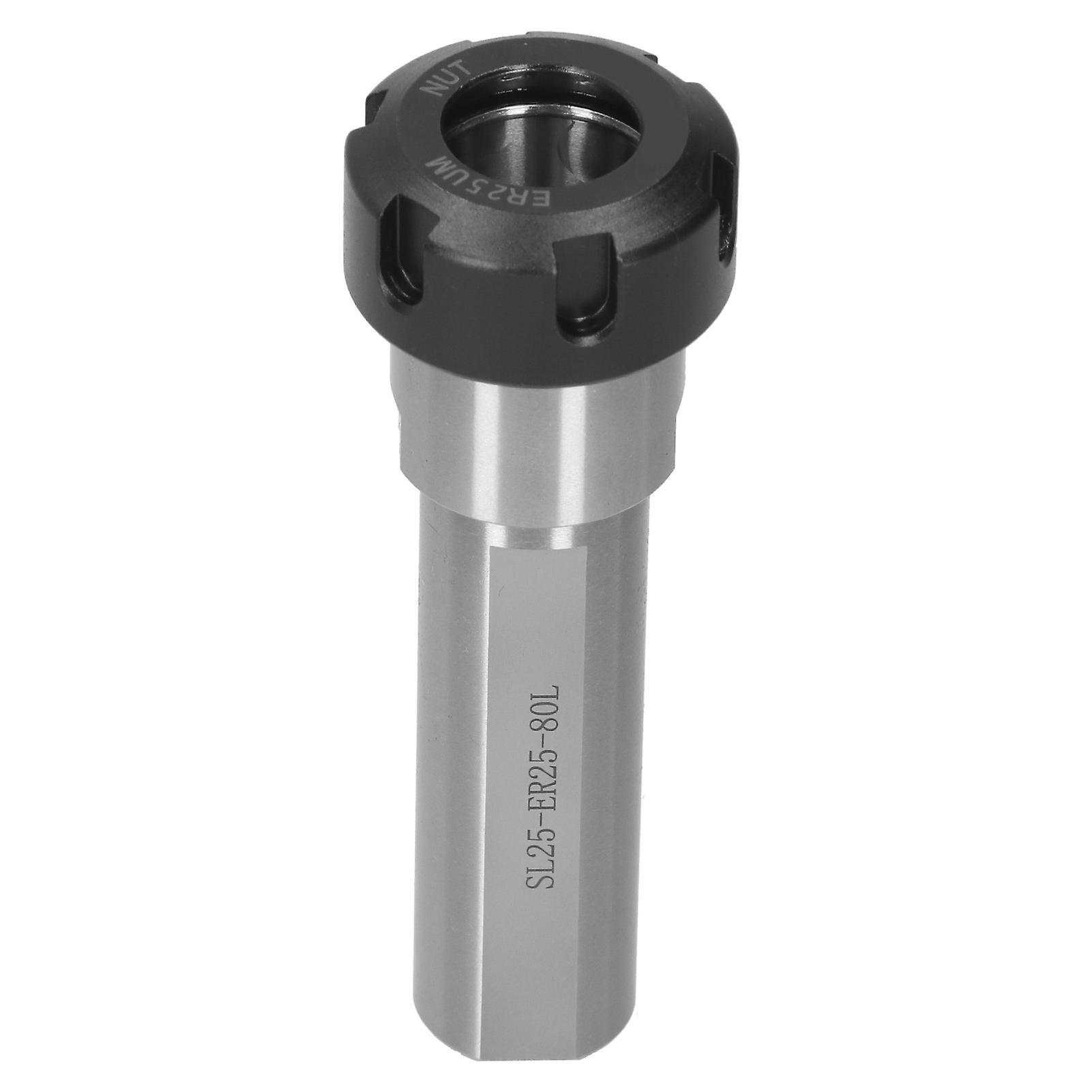 Collet Chuck Holder Straight Shank Extension Rod Cnc Lathe Machine Tapping Tool Sl25er2580l