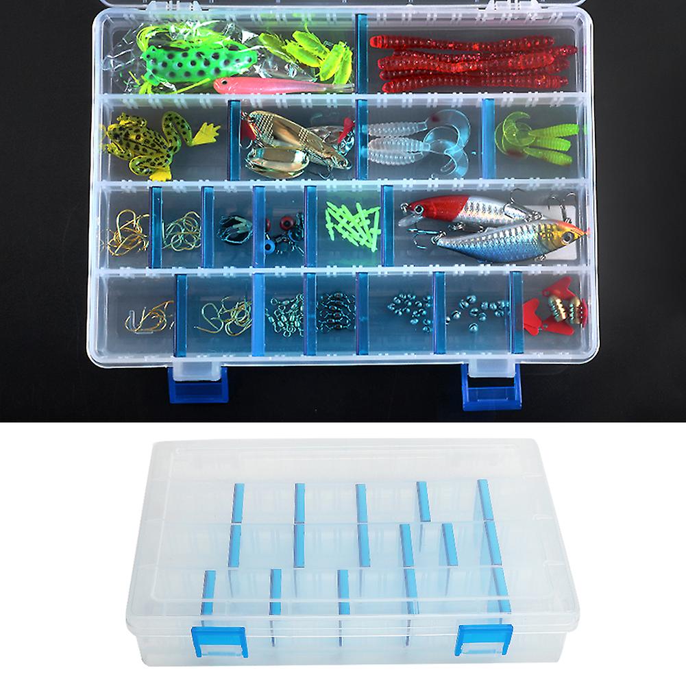 Fishing Tackle Box Detachable Bait Lure Hooks Storage Case Organizer Container