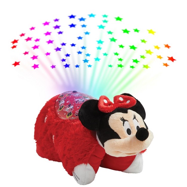 Disney Minnie Mouse Sleeptime Lite Plush Led Kids x27 Nightlight Red Pillow Pets