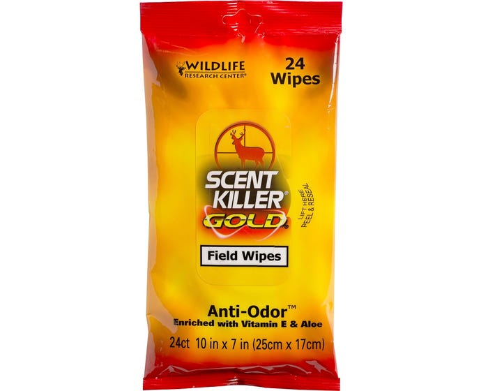 Scent Killer Gold Field Wipes 24 Pack - 21710723