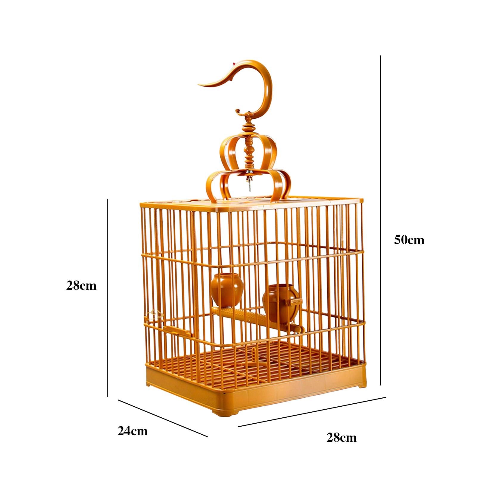 Large Bird Cage Assembly Stand Cage Hanging House Birdhouses Pet Supplies for Parrot Lovebirds Parakeet Budgies