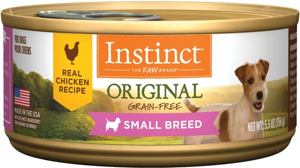 Instinct Original Small Breed Grain-Free Real Chicken Recipe Wet Canned Dog Food