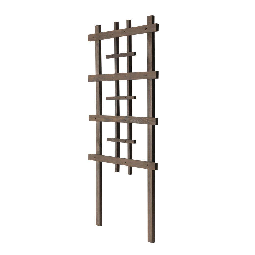 Outdoor Essentials Haven 48 in. Walnut‐Tone Cape Town Trellis 490386