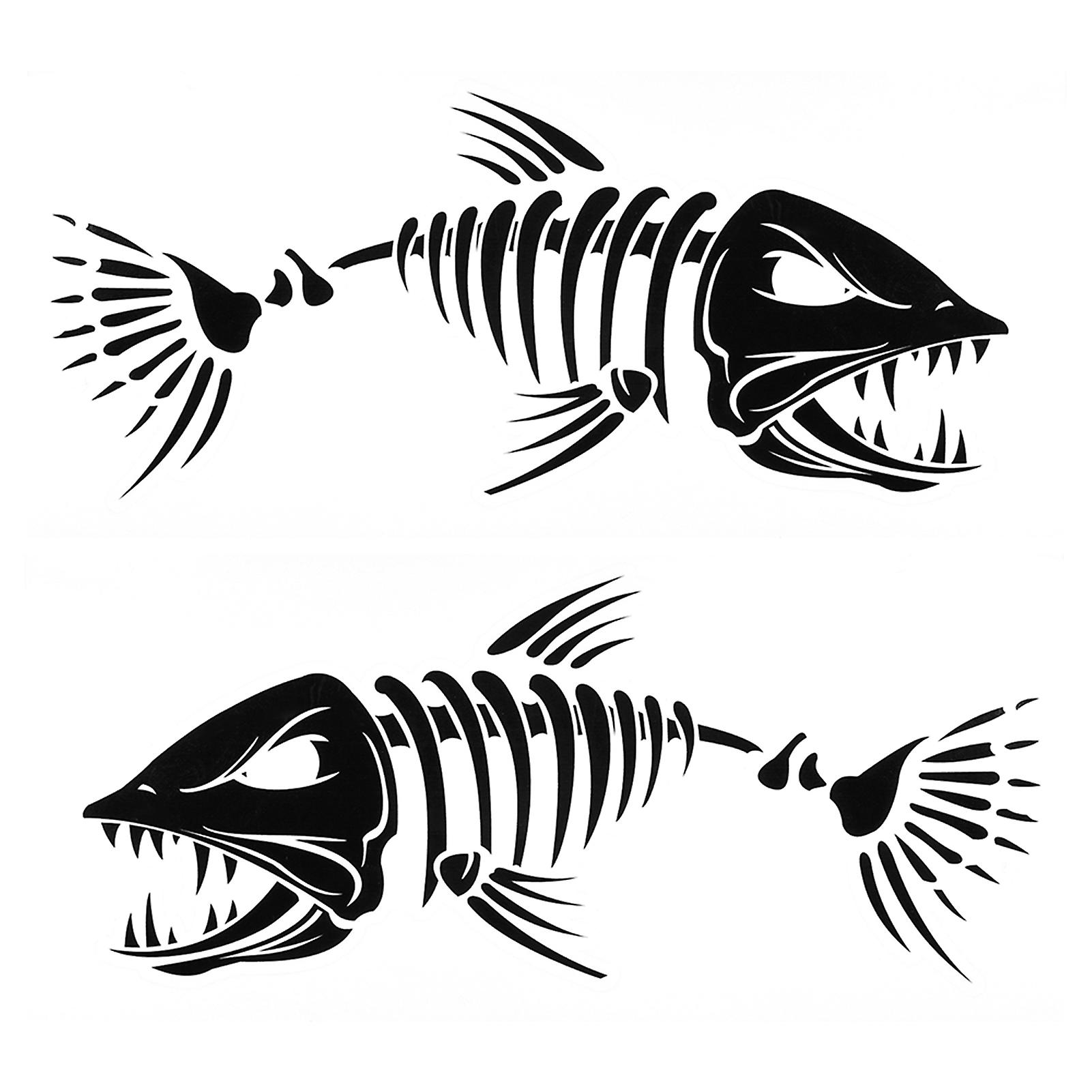 2 Pcs Fish Sticker