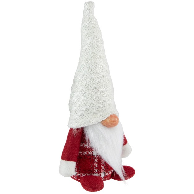 Red And White Plaid Boy Gnome Christmas Decoration